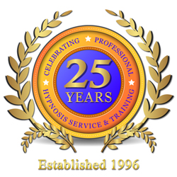 Banyan Hypnosis Center 25 Years of Service Logo